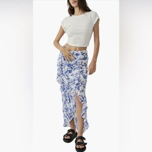 Free People Flounce Around Ruffle Skirt